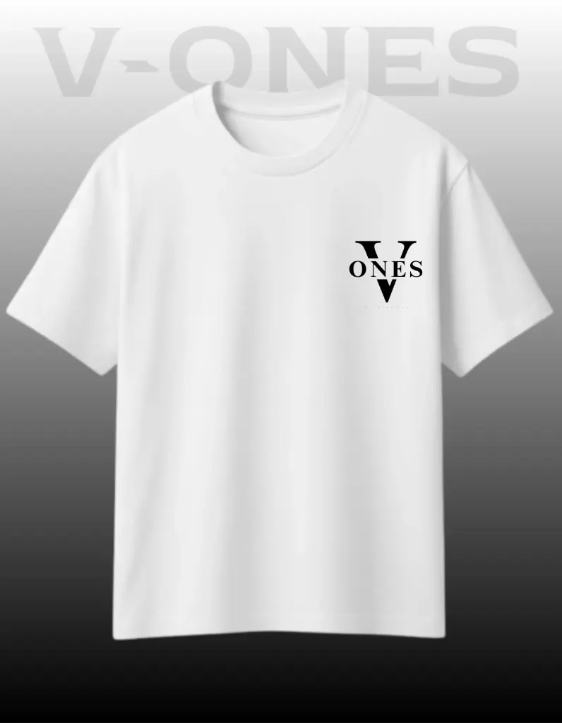 V-ONES LOGO PRINTED OVERSIZED T-SHIRT ON V-ONES