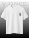 CHILL PRINTED OVERSIZED T-SHIRT ON V-ONES.