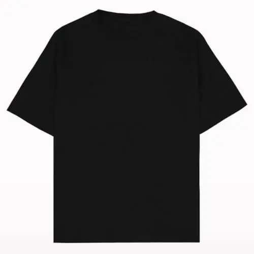 black color oversized tshirt